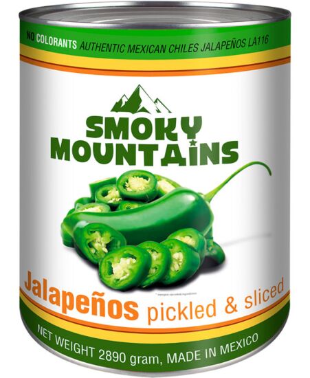Jalapenos pickled & sliced