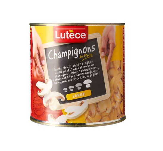 Lutece gesneden champignons m-g