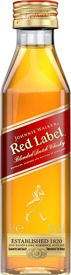 !Johnnie walker red 5cl mini pet