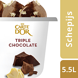 Carte d'or triple chocolate ijs