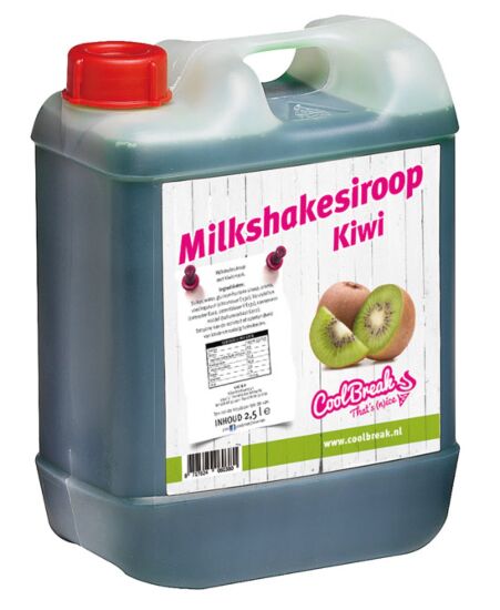 Coolbreak milkshakesiroop kiwi