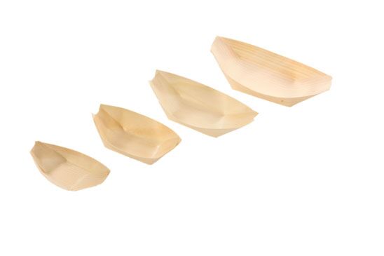 !Sier boot hout 65x42mm