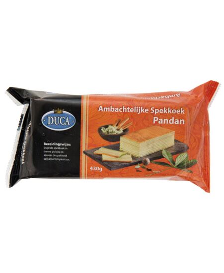 Ambachtelijke spekkoek pandan