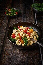 !Kroes penne kip/rooms/kaas/pesto