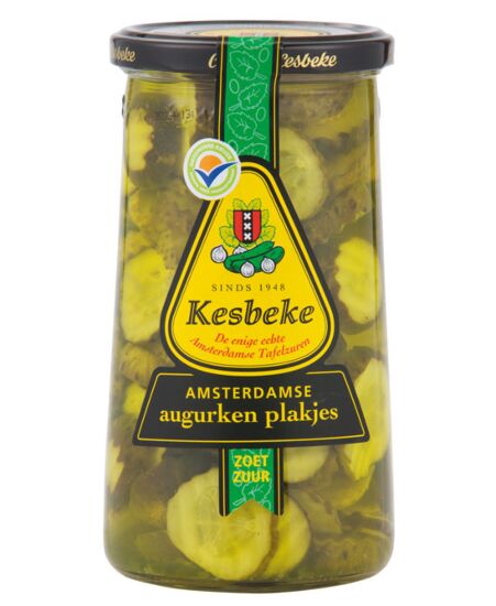 Kesbeke augurken plakjes