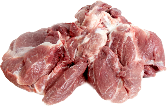 Varkens schouder heel z.b/m.zw