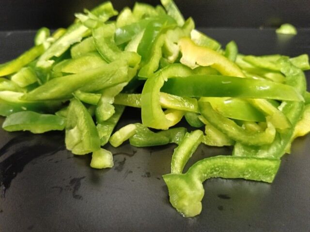 Paprika Groen STRIP 10MM per 1KG