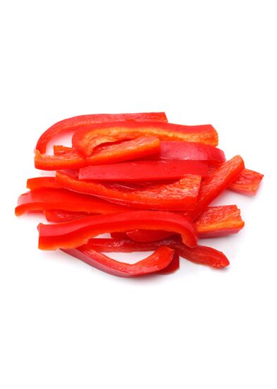 Paprika Rood STRIP 10MM per 1KG