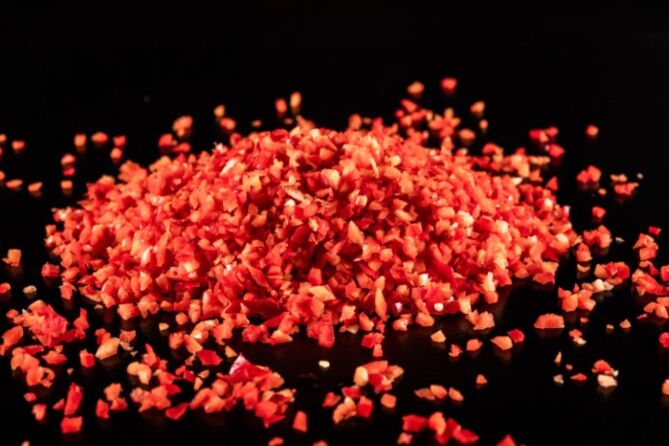 Paprika Rood BLOK 5MM per 1kg
