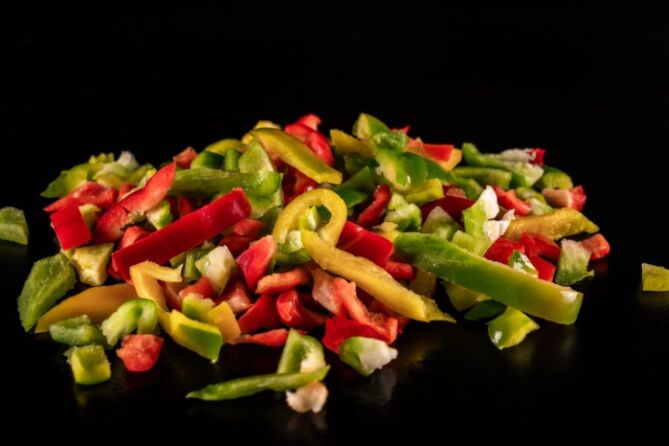 Paprika Mix STRIP 15MM per 1kg