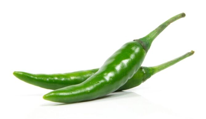 Pepers groen per kg
