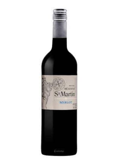 St.martin reserve merlot 75cl