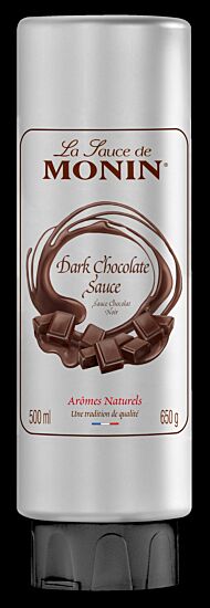 Monin dark chocolade saus