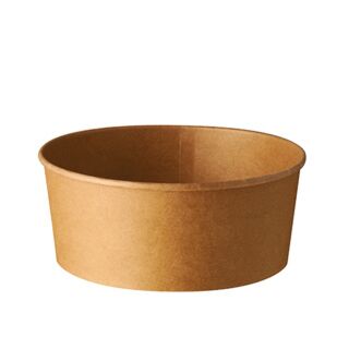 !Saladebak bruin rond 750ml