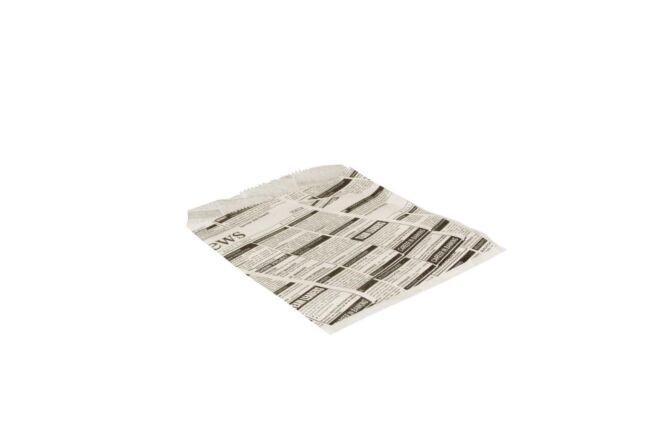 !Hamburgerzak newsprint 16x18cm