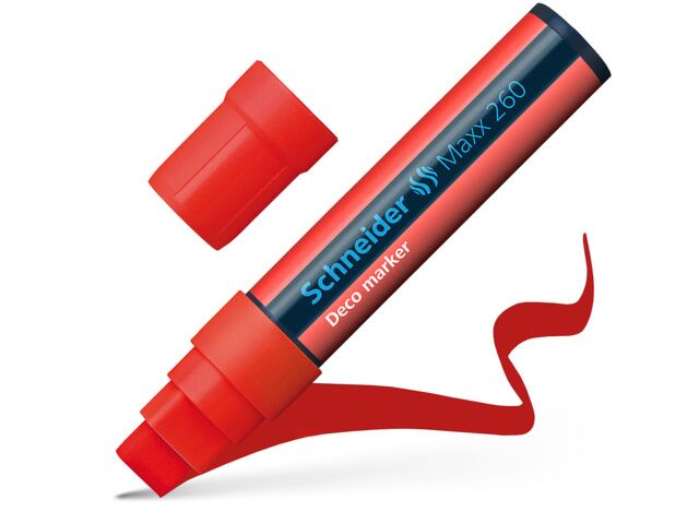 Schneider krijtmarker max260 rood