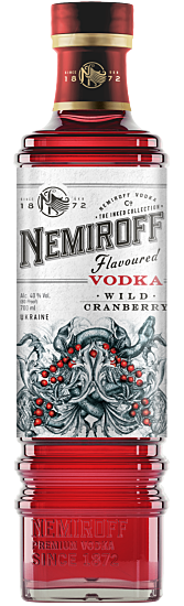 Nemiroff vodka wild cranberr.40%