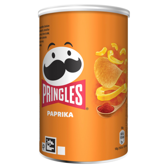 !Pringles paprika 70gr oranje