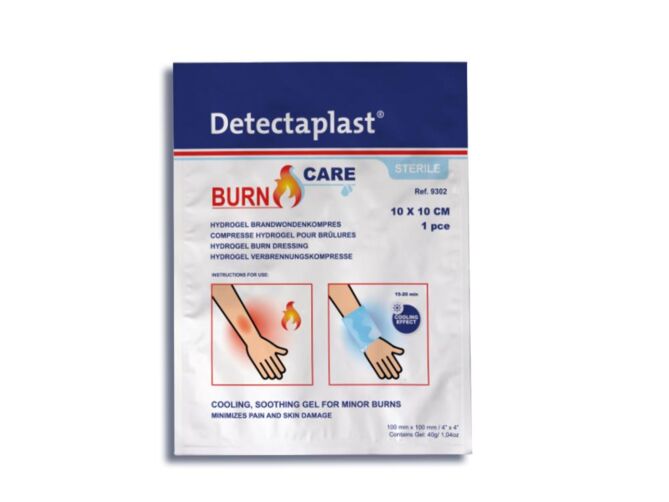 Burn gel dressing 10x10cm