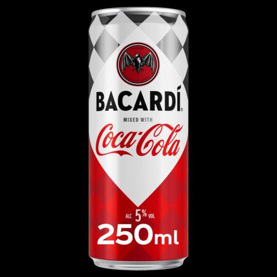 !Bacardi & cola 25cl blik
