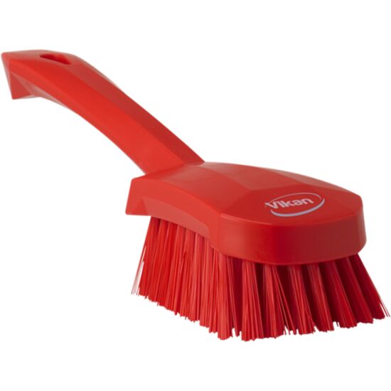 !Vikan afwasborst.rood 27cm hard