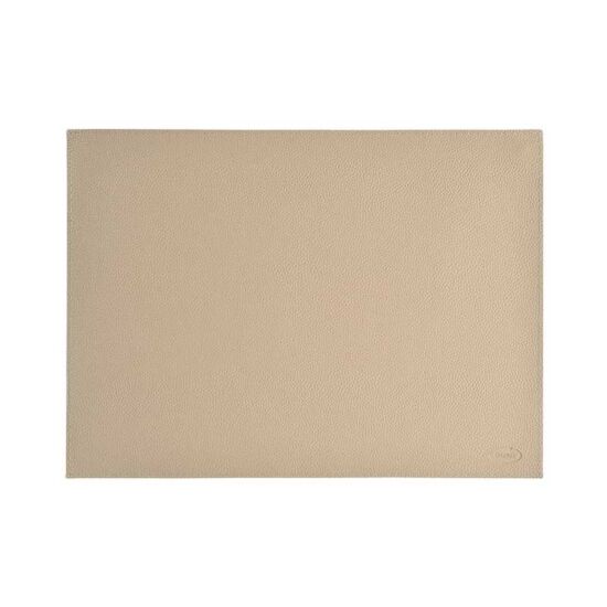 !Duni placem.faux leath.sand33x45
