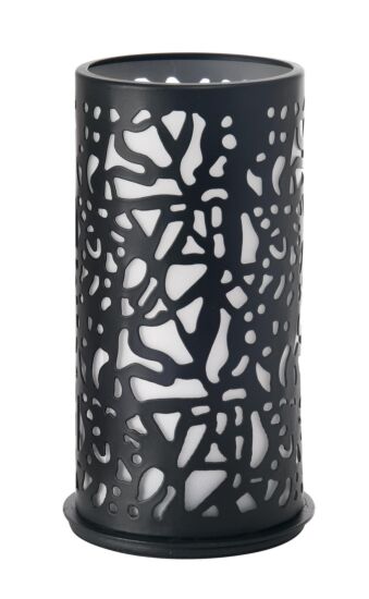 !Duni candleh.twist black 140x75