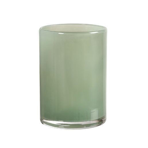 !Duni candleh.glas green 115x85mm