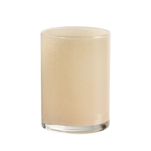 !Duni candleh.glas beige 115x85mm