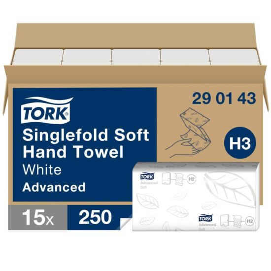 Tork vouwhanddoek 250st 23x23 2l