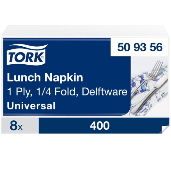 Tork servet delftware 33x33 1lg
