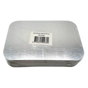 Deksel tbv alu bak 910ml 18,5x12