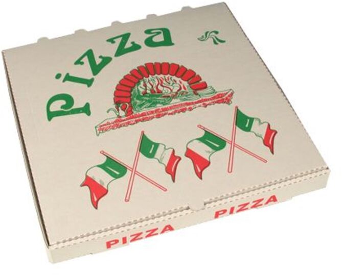 Pizzabox 32x32x3cm wit