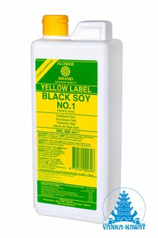 Flowerbrand yellowlabel black soy