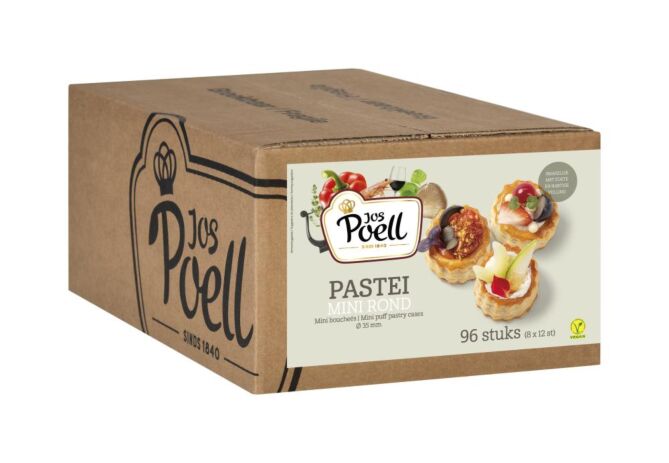 Jos Poell mini pastei rond 35mm