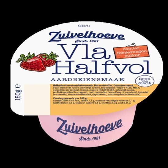 !Boer'n vla aarbei ZTS 150gr