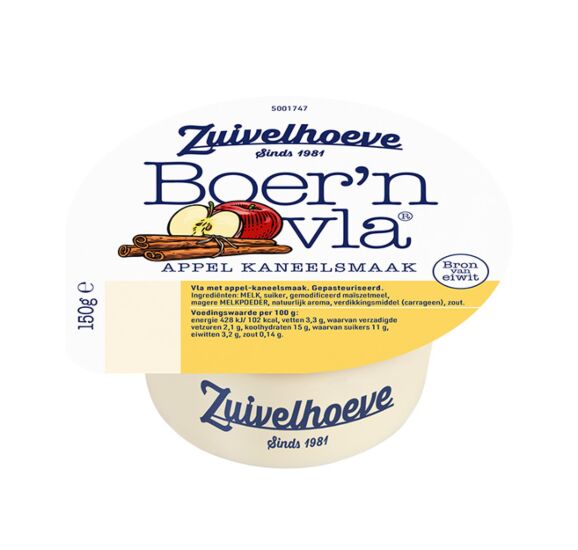 Boer'n vla appel/kaneel 150gr