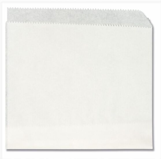 Hamburgerzak wit 16x16cm