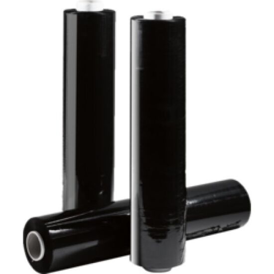 !Rekfolie zwart 50cmx300m 20my