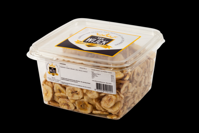 Van Wijck banaanchips honeydipped