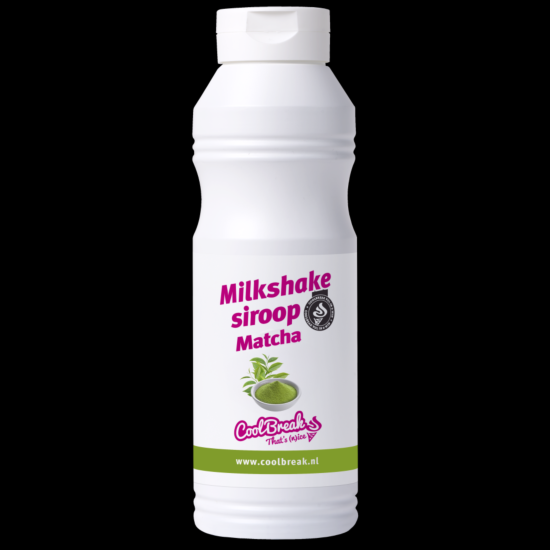 Coolbreak matcha milkshakesiroop