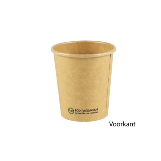 SUP Kraft/PLA sausbek.120ml D61