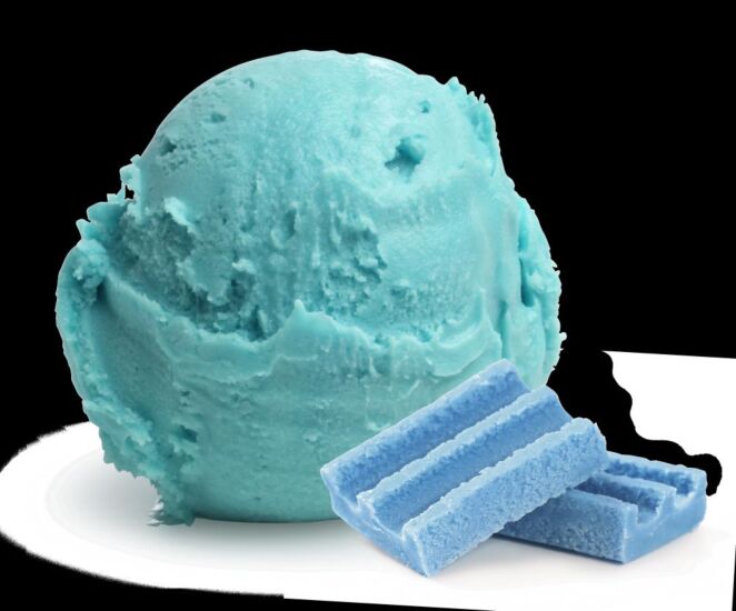 Pavan roomijs blauw smurfen