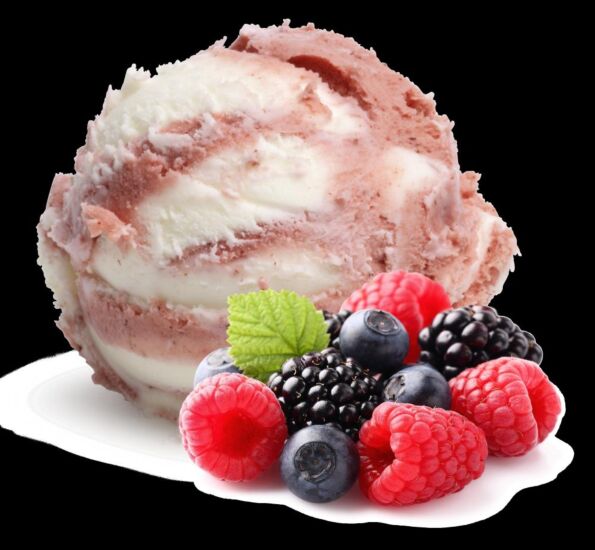 Pavan roomijs yoghurt bosvruchten