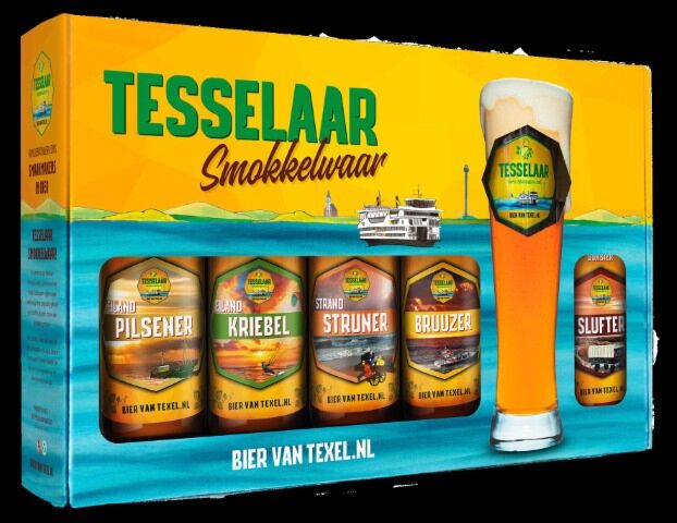 !Smokkelbox luxe 5x 33cl 1 glas