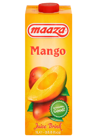 Maaza mango drink 33cl pakje