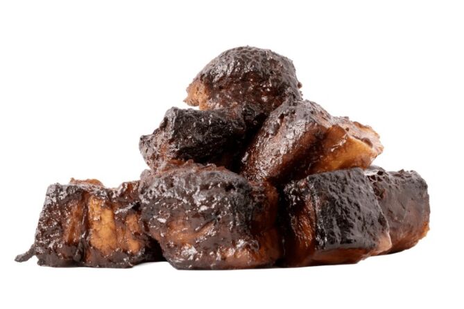 !Smoky mount.pork belly burnt 1kg