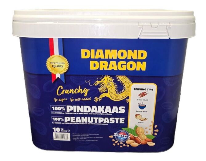 Diamond dragon 100% pindakaas