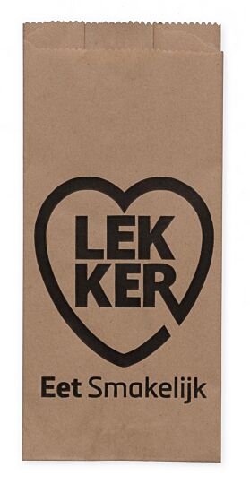 !Snackzak 1,5 ons nr 23 bruin