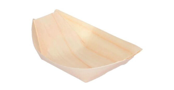 Bootje hout 65x42mm